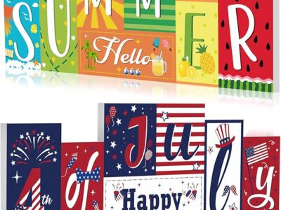 Summer Wooden Table Sign Double Sided Summer