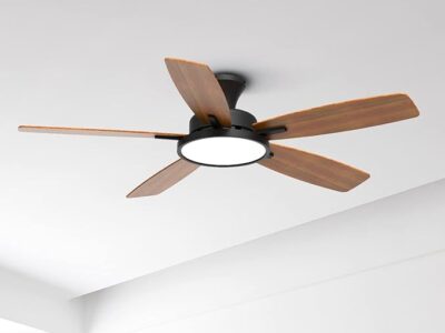52 inch Ceiling Fans with Lights,Remote Control Multifunctional Quiet Fan with Three Color Temperature