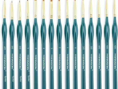 15-Piece Fine Detail Miniature Painting Brush Set
