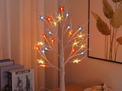 Artificial Tree Lamp, 24 LED Birch Tree Lights