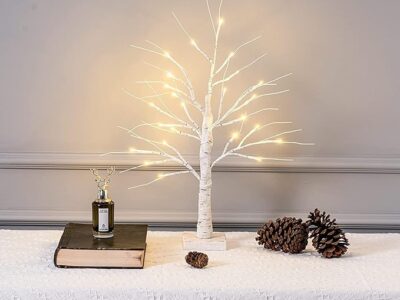White Money Artificial Tree Christmas Decorations Indoor