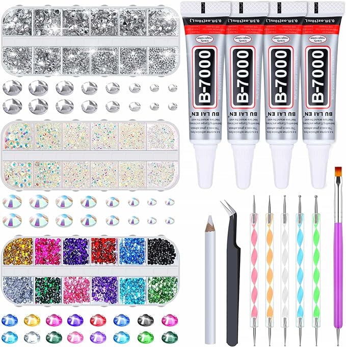 B7000 Jewelry Glue with Rhinestones for Crafts