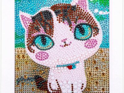 5D Diamond Kit for Kids with Wooden Frame Art and Crafts