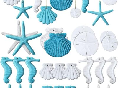 26 Pcs Resin Starfish Ornaments Bulk