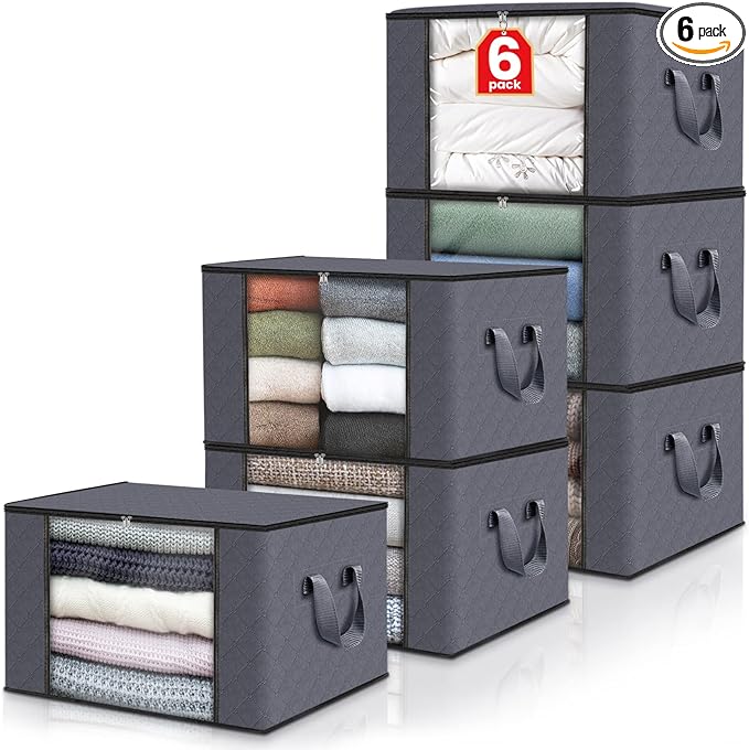 6 Pack Clothes Storage