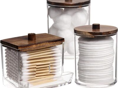 Qtips Holder Bathroom Container