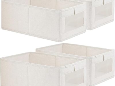 4 Pack Linen Storage Bins