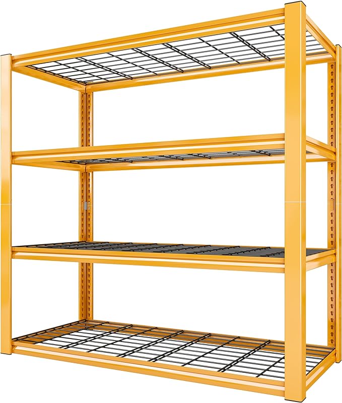 4-Tier Adjustable Metal Shelves