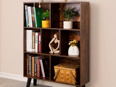 Retro Wood Bookshelves