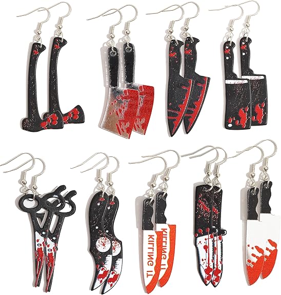 9 Pairs Halloween Earrings