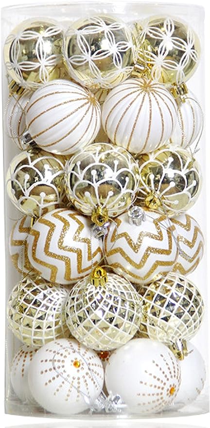 30PCS Christmas Balls Ornaments