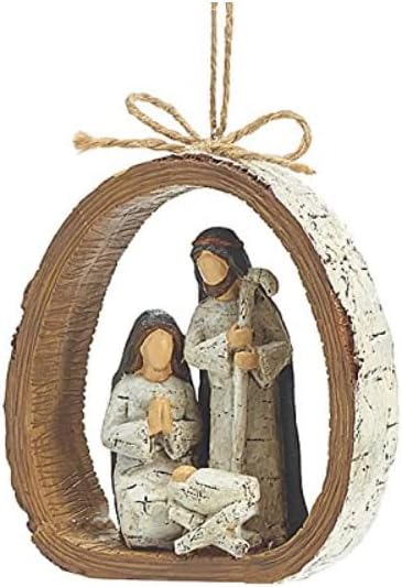 Holy Family Resin Ornament