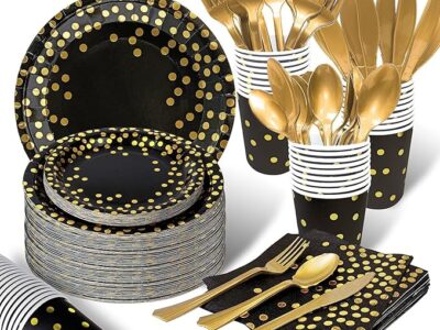 Black and Gold Party Supplies