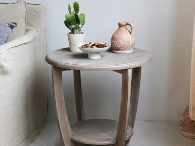 French Country Accent Side Table