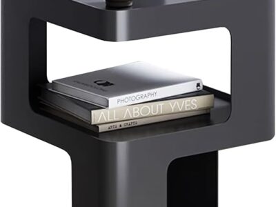 Black Metal nightstand