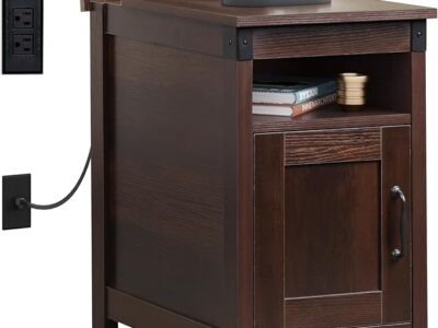 Narrow Night Stand with Storage