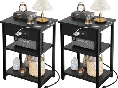 Record Player Stand Narrow Side Table