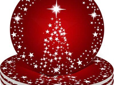 Xmas Decor Soft Coasters