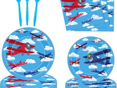 Airplane Party Plates
