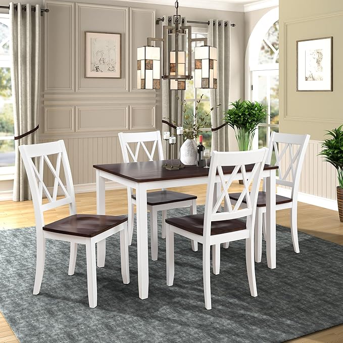 5-Piece Wood Dining Table