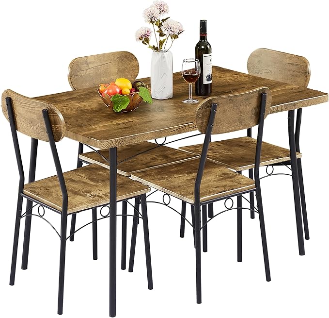 5 Piece Dinette with Chairs