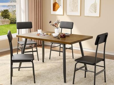 Kitchen Dining Table with 4 Chairs