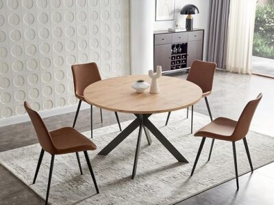 46.4" Round Dining Table Set