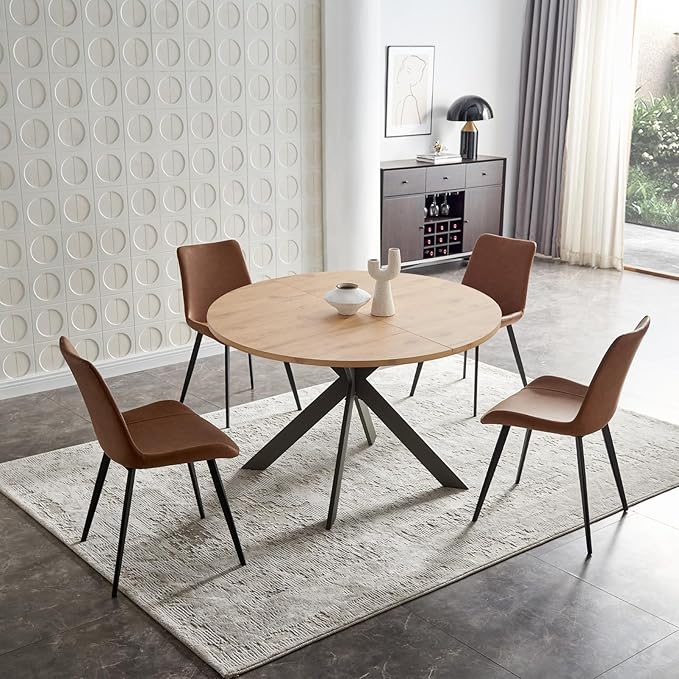 46.4″ Round Dining Table Set