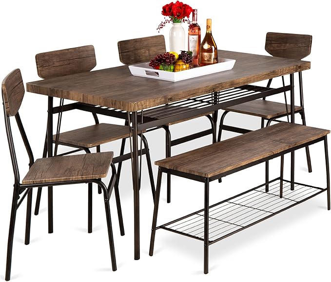 6-Piece 55in Modern Dining Set