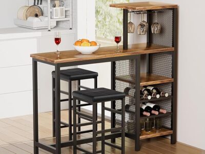 Bar Table and Chairs Set