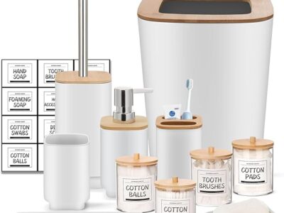 White Bathroom Set