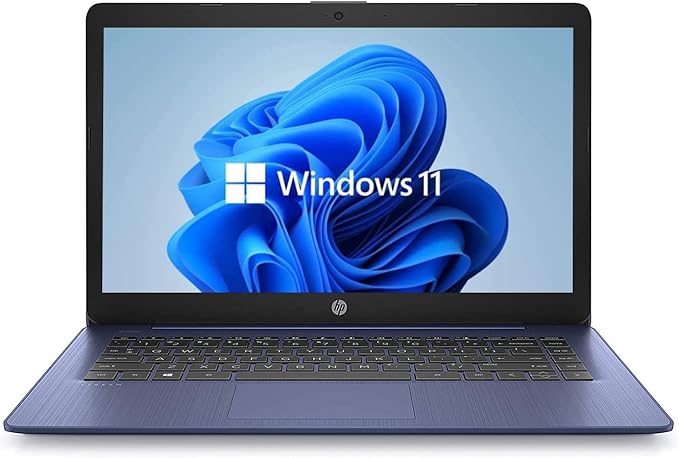 HD Laptop, Windows 11, Intel Celeron Dual-Core Processor Up to 2.60GHz, 4GB RAM, 64GB SSD