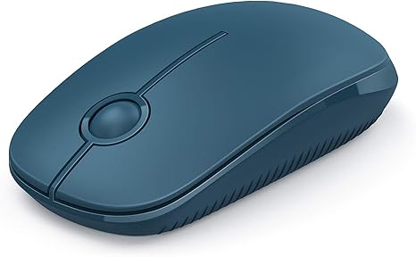 Plor Wireless Mouse, 2.4G Slim Portable Computer Mice with Nano Receiver for Notebook