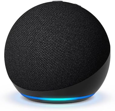 Dot (newest model) | With bigger vibrant sound, helpful routines and Alexa