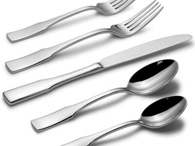 Alata Kate 40-Piece Silverware Set,Service for 8,Stainless Steel