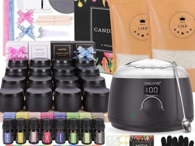 Candle Making Kit for Adults with Hot Plate, DIY Starter