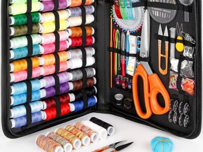 Sewing Kit for Adults,Maxfanay Needle and Thread Kit for Sewing,Professional Sewing Supplies Accessories with Tailor Scissors