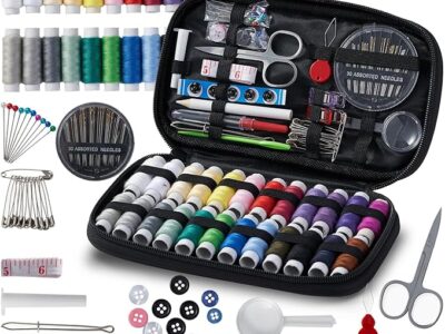 Sewing Kit with 229 Pieces, Scissors, Needles and Accessories