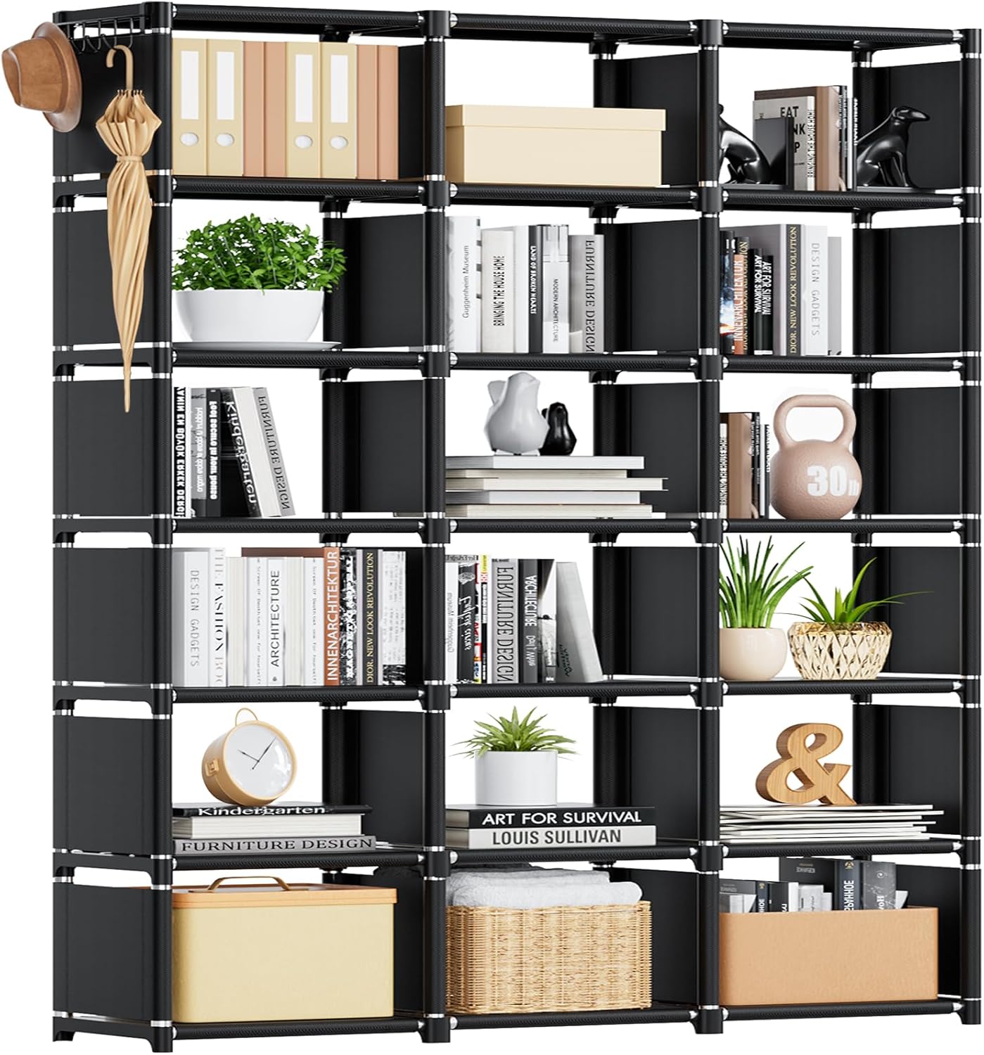 18-Cube Extra Large Book Shelf