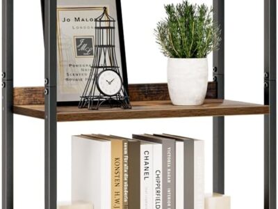 5 Tier Bookshelves, Home Office Bookcase Shelf Storage Organizer
