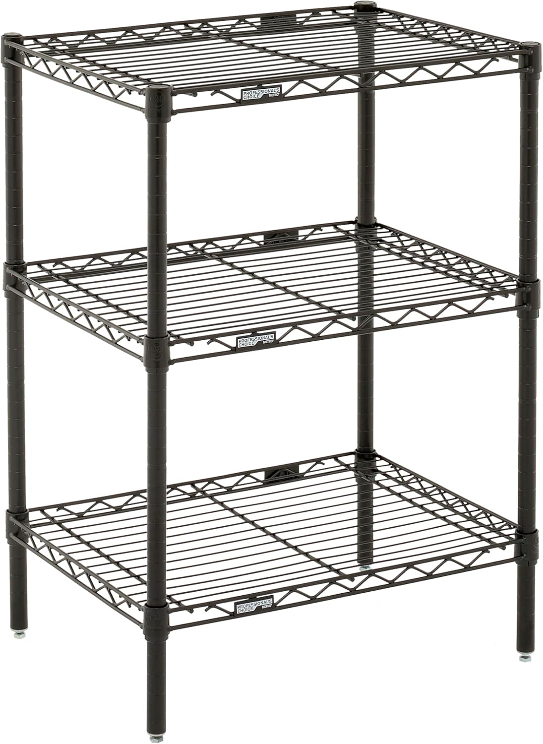 Multipurpose Adjustable Wire Shelf for Home, Garage, Kitchen and More – 3 Shelves