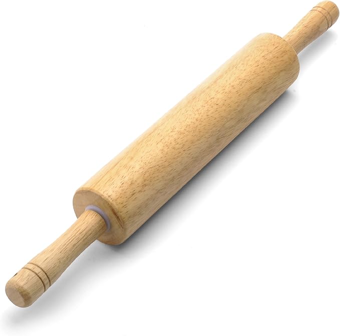 Classic Wood Rolling Pin, 17.75 Inch