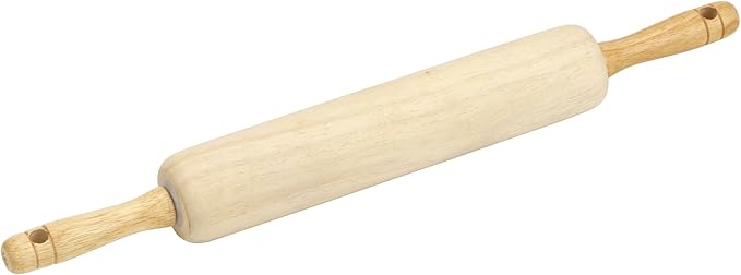 Classic Sapele Wooden Rolling Pin With Handles