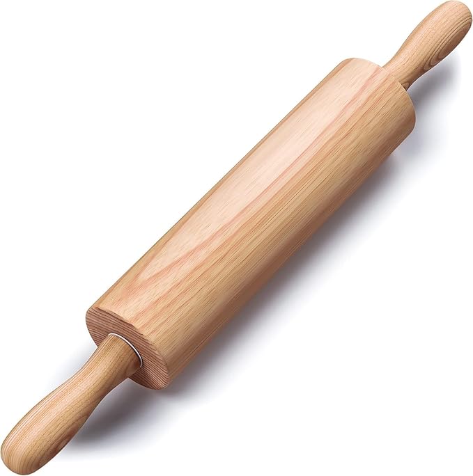 17.6 inch Wooden Rolling Pin for Baking