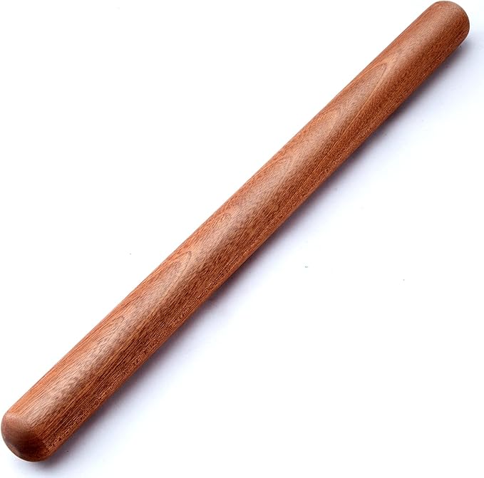 17.7 Inches Wood Rolling Pin for Baking Extra Long Thickened