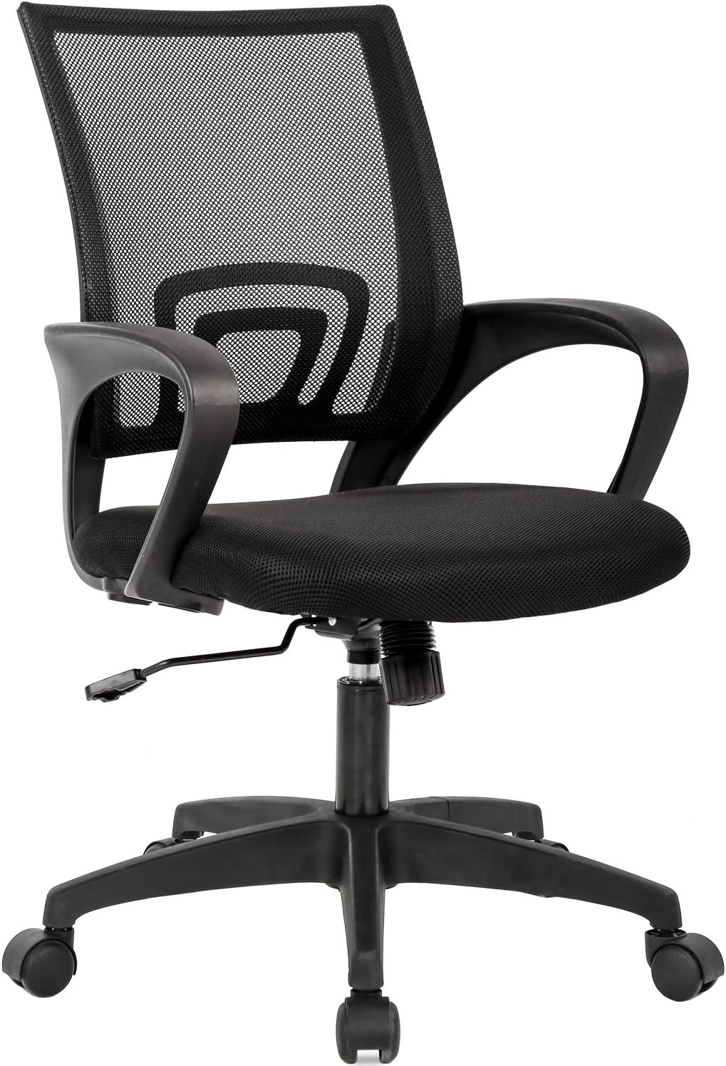 Home Office Chair Ergonomic Desk Chair Mesh Computer Chair with Lumbar Support Armrest Executive Rolling Swivel Adjustable Mid Back Task Chair for Women Adults