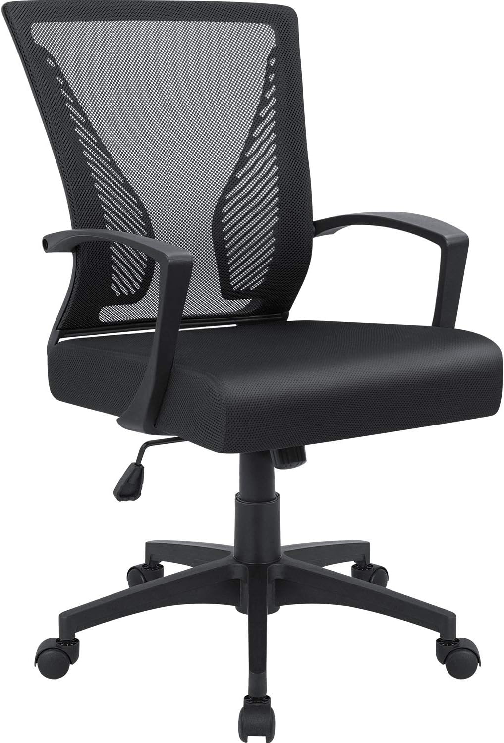 Furmax Office Chair Mid Back Swivel Lumbar Support Desk Chair, Computer Ergonomic Mesh Chair with Armrest