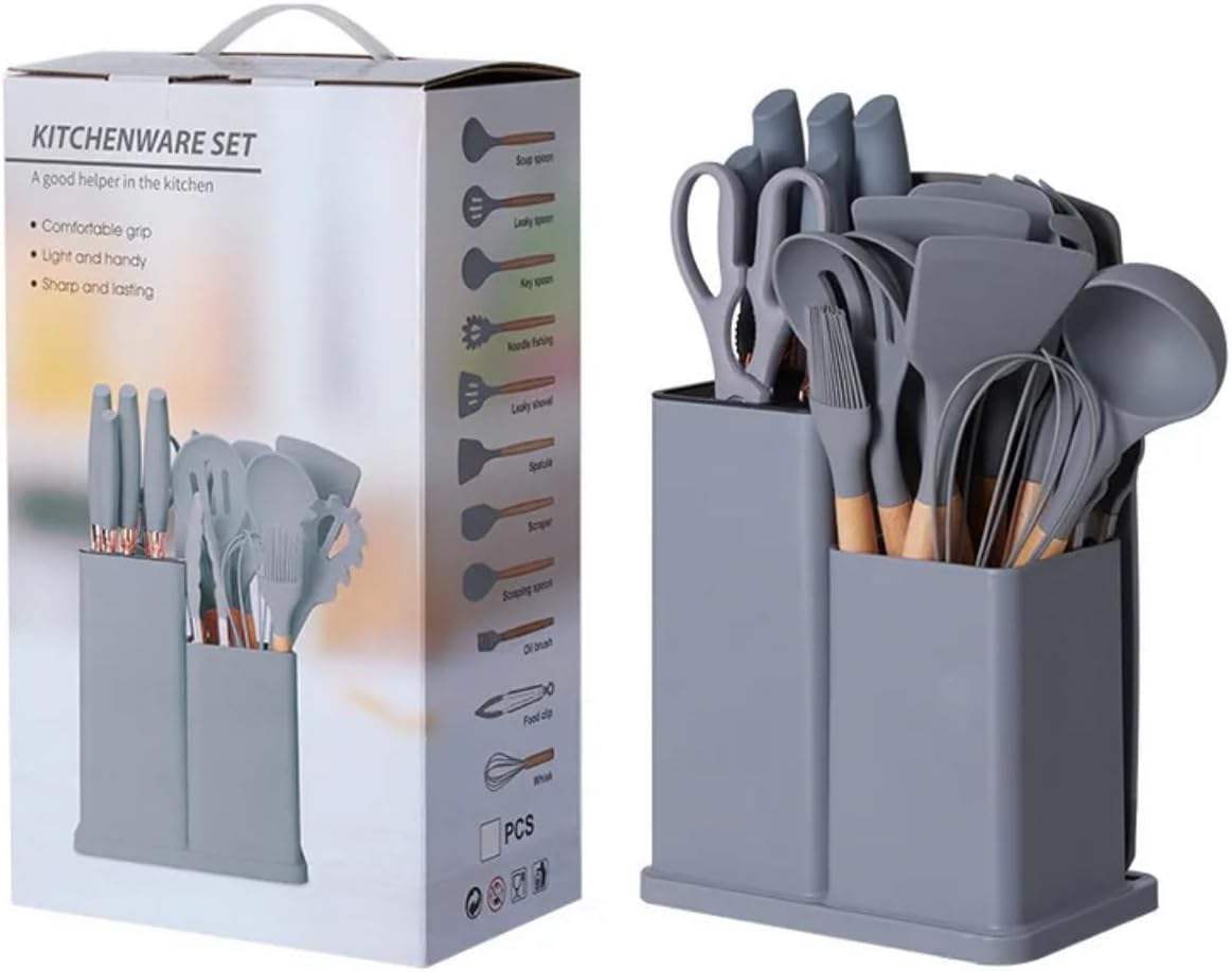 19 Piece Kitchenware Utensils and Knife Set