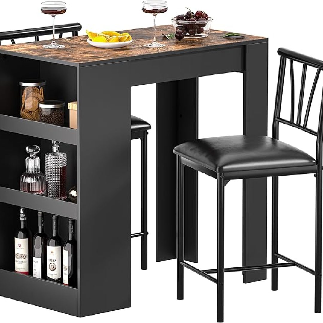 Small Bar Table and Chairs Tall