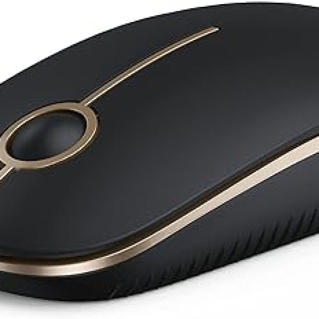 Wireless Mouse, 2.4G Slim Portable Computer Mice with Nano Receiver for Notebook